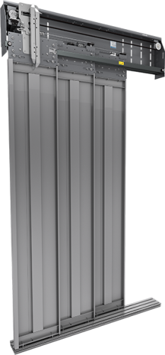 Merih B-01 3 Panel Teleskopik Satine Paslanmaz Kabin Kapıları - 0