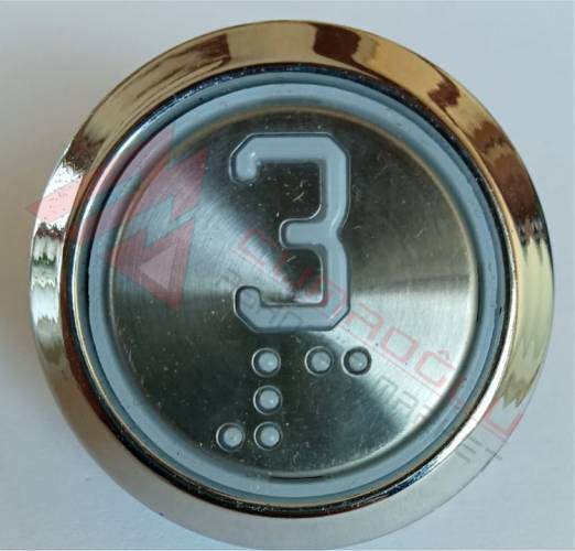 3.Kat Asansör Buton Düğmesi - 0