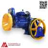 Akiş Asansör Volpi V2X 5,5 HP - 6,2 HP 4/16 Kutuplu Çift Hızlı Asansör Motoru - Thumbnail (1)