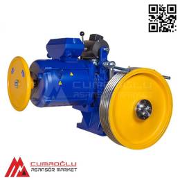 Akiş Asansör Z102 8,2 HP - 10,5 HP 4/16 Kutuplu Çift Hızlı Asansör Motoru