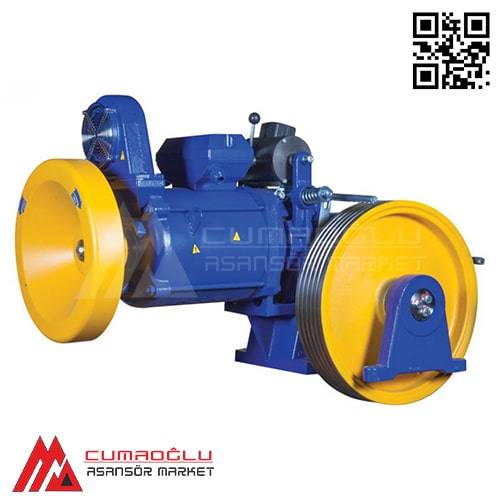 Akiş Asansör Z82 8,2 HP - 10,5 HP 4/16 Kutuplu Çift Hızlı Asansör Motoru - 1