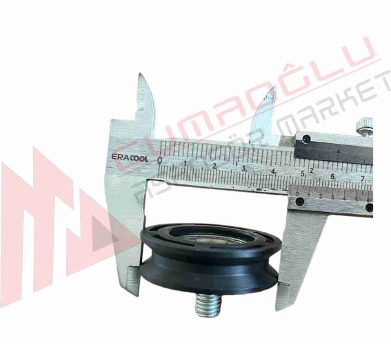 Asansör Kapı Ray Makarası Ø48 Düz - 3