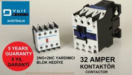 Dvolt 3210 AC Kontaktör 3NO+2NC