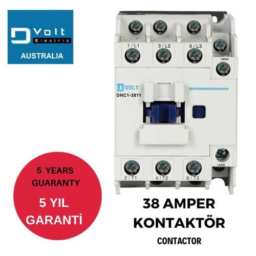 Dvolt 3811 AC Kontaktör 1NO+1NC - 0