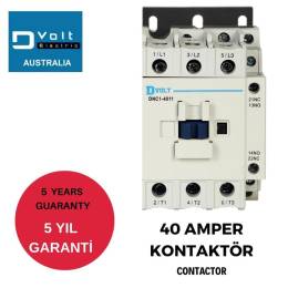 Dvolt 4011 AC Kontaktör 1NO+1NC 