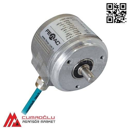 Encoder Ø50mm 8 mil 3ch 5-30v DC 1024 puls - 0