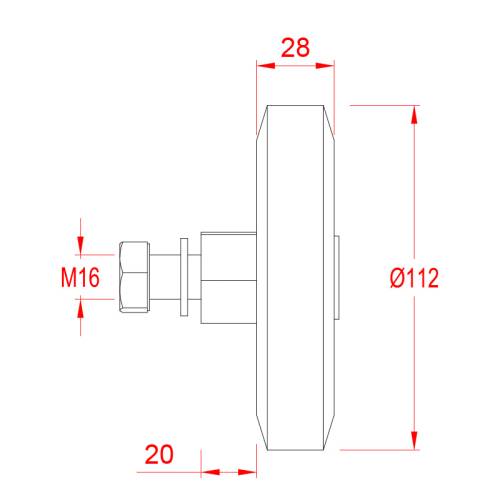 Metroplast 30′lik Hidrolik Makara - 1