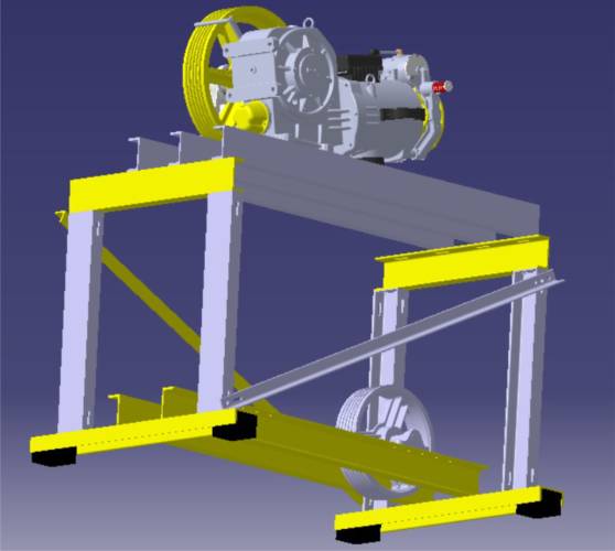 Makine Motor Sehpası 81-20 Uygun Civatalı - 0