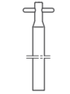 Mekisan Otomatik Kapı Yedek Parça Kat/ Kabin Kapısı Acil Açma Kilidi Anahtarı (G=500 ) (2500≤Y≤2600)