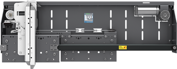 Merih B-01 2 Panel Teleskopik Standart Ral 7032 Kabin Kapıları - 1