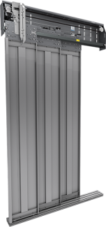 Merih B-01 3 Panel Teleskopik Standart Ral 7032 Kabin Kapıları