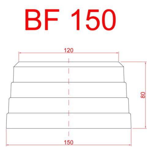 Metroplast Asansör BF150 Poliüretan Tampon - 1